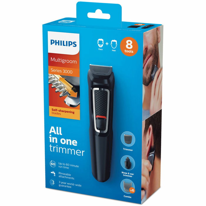Philips MG3730/15 Tondeuse Multifonction 8-en-1 Noir