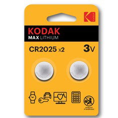 Kodak ULTRA CR2025 Pile Bouton Lithium Max Blister