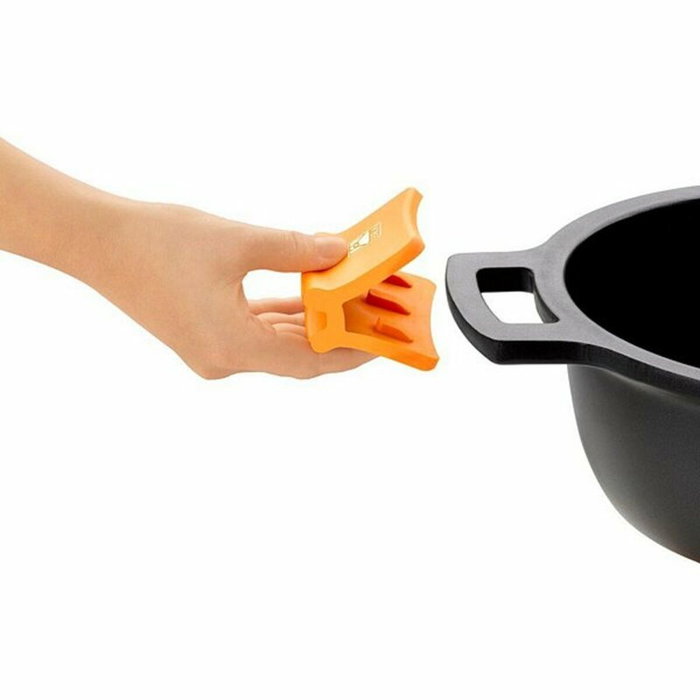 BRA Casserole Efficient avec Couvercle en Verre Noir Ø 28 cm
