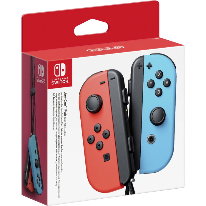 Nintendo Paire de manettes Joy-Con Rouge Néon & Bleu Néon Nintendo Paire de manettes Joy-Con Rouge Néon & Bleu Néon