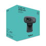 Logitech Webcam HD 720p avec microphone à réduction de bruit, capteur 3 Mpx, USB 2.0, pour appels vidéo sur Skype et messageries