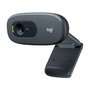 Logitech Webcam HD 720p avec microphone à réduction de bruit, capteur 3 Mpx, USB 2.0, pour appels vidéo sur Skype et messageries