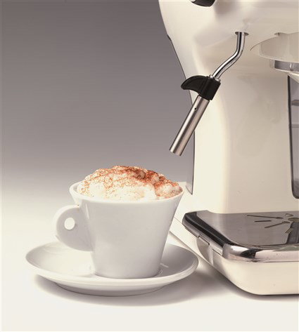 Ariete 1389/13 Cafetière Espresso Vintage Beige - Porta-filtre dual, 900 W, 9 L, pour café moulu ou en dosette