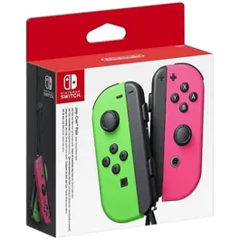 Nintendo Joy-Con - Manettes pour Nintendo Switch - Paire Vert N&eacute;on et Rose N&eacute;on - Utilisation Ind&eacute;pendante ou sur Poign&eacute;e