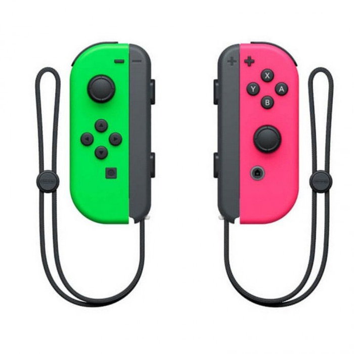 Nintendo Joy-Con Paire Vert Néon et Rose Néon