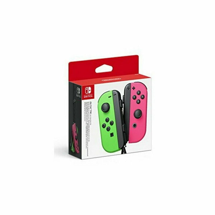 Nintendo Joy-Con Paire Vert Néon et Rose Néon