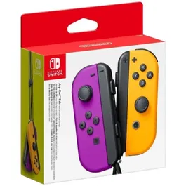 Nintendo Joy-Con - Paire de manettes sans fil pour Nintendo Switch, couleurs Violet Néon et Orange Néon