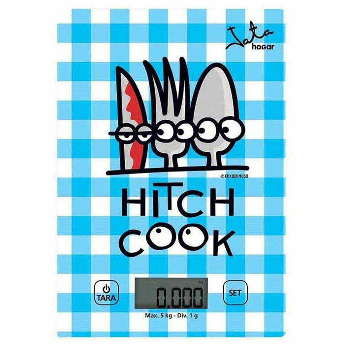 balance de cuisine numérique JATA 732K Kukuxumusu Bleu 5 kg balance de cuisine numérique JATA 732K Kukuxumusu Bleu 5 kg