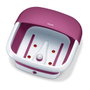 Beurer FB-30 Baquet d'Hydromassage de Pieds Pliable - Massage Vibratoire avec Bains à Bulles, Température Réglable et Lumières Infrarouges pour Relaxation