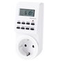 Silver Electronic Programateur Numérique Semanal 3600 W avec Fonction Vacances Blanc