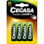 CEGASA Super Alkaline AA LR6, Lot de 4 piles