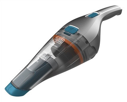 Black+Decker NVC-215-WA Aspirateur Main Cyclonique sans Fil 7.2V Li-ion avec Technologie Grab&Go, Boquille Longue et Réservoir Translucide