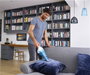 Black+Decker WDC-115-WA Aspirateur Main Inalámbrico Sans Fil, 3.6V Lithium, Aspire Solides et Liquides, Technologie Grab & Go, Dépôt Translucide