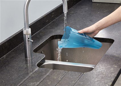 Black+Decker WDC-115-WA Aspirateur Main Inalámbrico Sans Fil, 3.6V Lithium, Aspire Solides et Liquides, Technologie Grab & Go, Dépôt Translucide