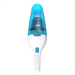Black+Decker WDC-115-WA Aspirateur Main Inalámbrico Sans Fil, 3.6V Lithium, Aspire Solides et Liquides, Technologie Grab & Go, Dépôt Translucide