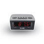 Elbe CR-932 Réveil Radio Numérique avec Affichage LED 7 cm (15 cm), Alarme FM/AM, Mémoire 20 Stations, Snooze et Fonction Sleep