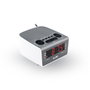 Elbe CR-932 Réveil Radio Numérique avec Affichage LED 7 cm (15 cm), Alarme FM/AM, Mémoire 20 Stations, Snooze et Fonction Sleep
