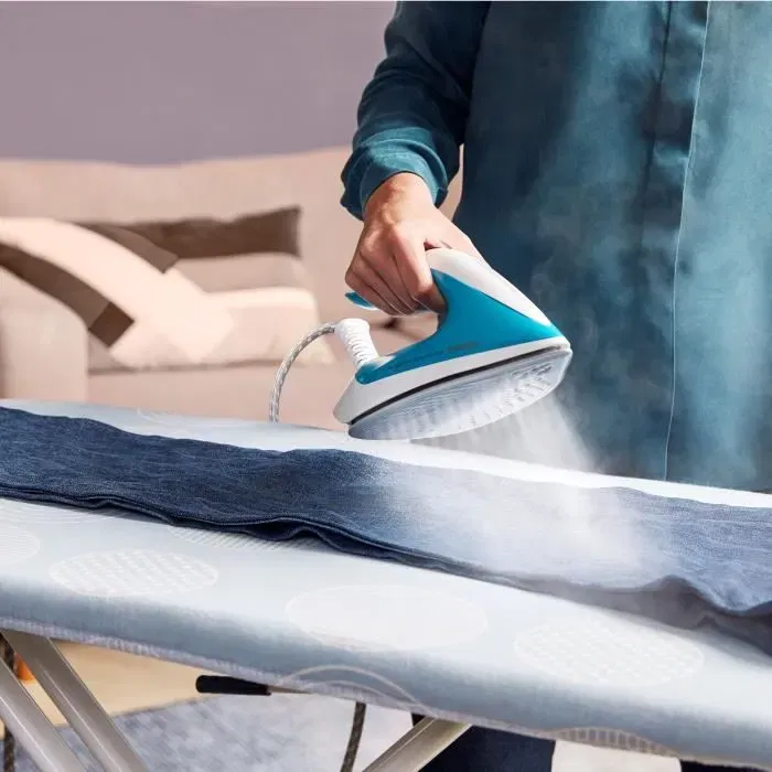 Philips GC7920/20 PerfectCare Performer - Centrale vapeur 2400W, 6.5 bars, réservoir 1.5L, semelle SteamGlide, technologie OptimalTEMP, fonction défroissage vertical - Bleu et blanc