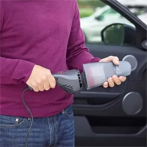 Black + Decker Aspirateur Mains pour Voiture Dusbuster Auto NVB12AV-XJ - Léger, Embout Large, 5m Cable, Alimentation Allume-Cigare