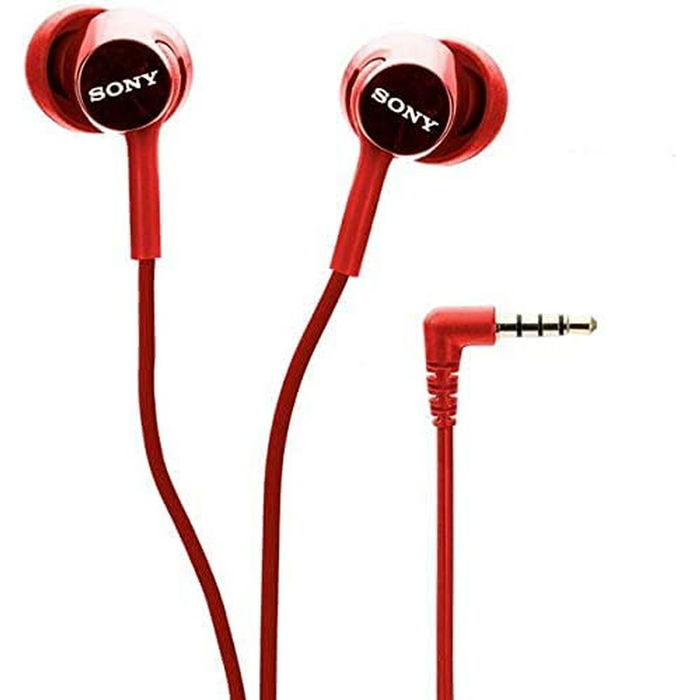 Casques avec Microphone Sony MDR-EX155AP Rouge Casques avec Microphone Sony MDR-EX155AP Rouge