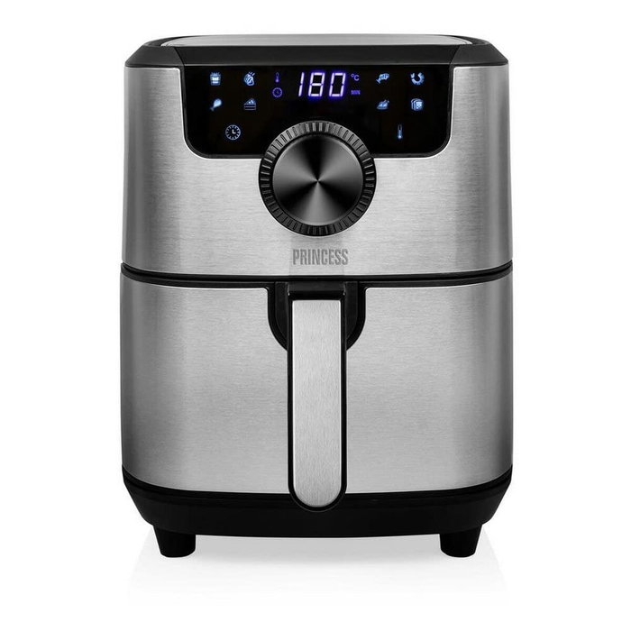 Friteuse à Air Princess 01.182033.01.001 1500 W Noir Argenté 4,5 L Friteuse à Air Princess 01.182033.01.001 1500 W Noir Argenté 4,5 L