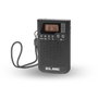 Elbe RF-93 Radio de Poche Numérique AM/FM avec Haut-Parleur Intégré et Mémoire de 20 Stations, Compacte et Portable, Noire