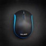 Elbe PTR-101 Pack clavier et souris sans fil Bleu-Noir