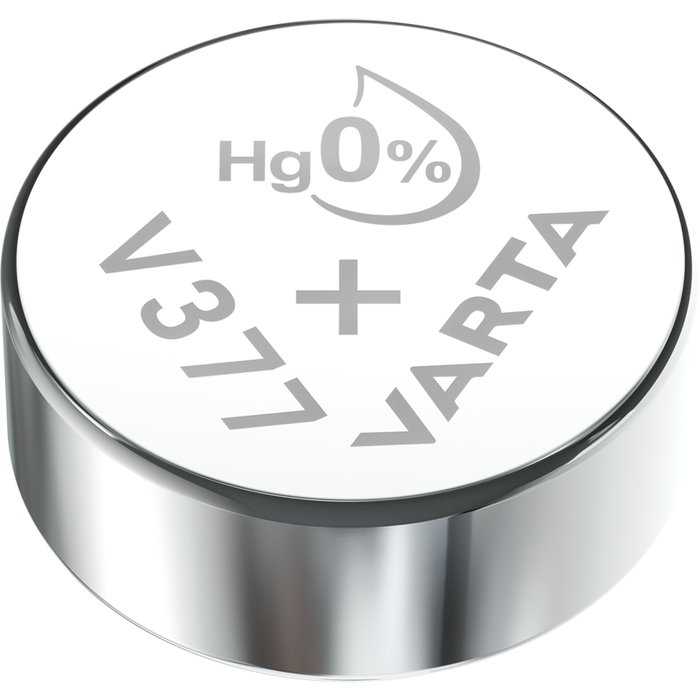 Varta Micro pile bouton argent SR66 - V377 1,55 V ø6,8 x 2,5 mm