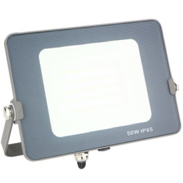 Silver Projecteur LED IP65 50W 4000lm 5700K Lumière Froide Gris