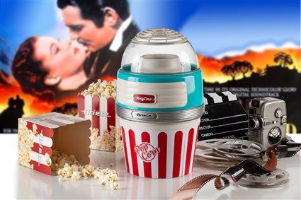 Ariete 2957/01 - Machine à pop-corn Party Time Big Popper bleue - Machine retro - Préparez des pop-corn naturels au maïs en quelques minutes Ariete 2957/01 - Machine à pop-corn Party Time Big Popper bleue - Machine retro - Préparez des pop-corn naturels au maïs en quelques minutes