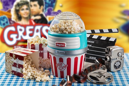 Ariete 2957/01 - Machine à pop-corn Party Time Big Popper bleue - Machine retro - Préparez des pop-corn naturels au maïs en quelques minutes Ariete 2957/01 - Machine à pop-corn Party Time Big Popper bleue - Machine retro - Préparez des pop-corn naturels au maïs en quelques minutes
