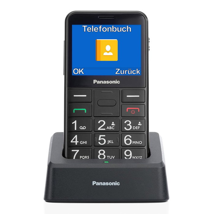 Téléphone portable pour personnes âgées Panasonic KX-TU155EXRN 2,4"