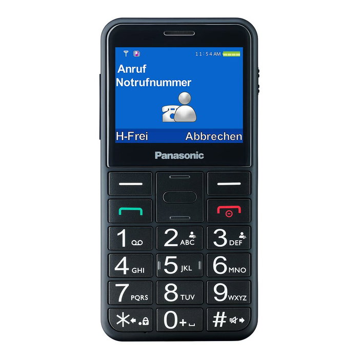 Téléphone portable pour personnes âgées Panasonic KX-TU155EXRN 2,4"