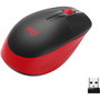 Souris sans-fil Logitech M190 Rouge 1000 dpi