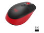 Logitech M190 Souris Sans Fil Rouge et Noire