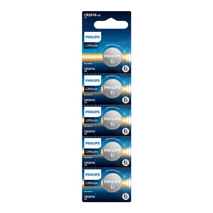 Philips Pile au lithium CR2016 3 V, blister