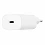 Belkin - Chargeur secteur USB-C 25 W PD PPS Blanc - Charge rapide pour smartphones et tablettes