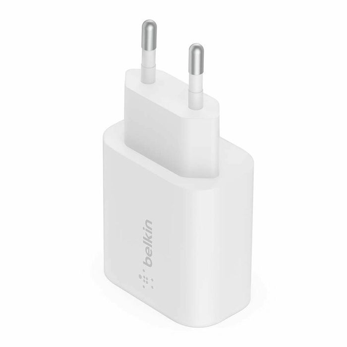 Belkin - Chargeur secteur USB-C 25 W PD PPS Blanc - Charge rapide pour smartphones et tablettes