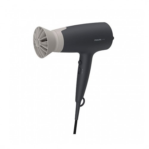 Philips Sèche-cheveux Serie 3000 Ionique 2100 W ThermoProtect 6 vitesses Aide au coiffage, Brillance anti-frisottis, gris