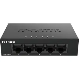 Dlink - Commutateur réseau switch Gigabit DGS-105GLE - 5 ports métallique - pour connexion ethernet