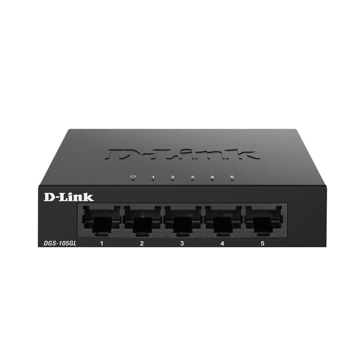 D-Link DGS-105GL Switch 5 ports Gigabit Ethernet Noir D-Link DGS-105GL Switch 5 ports Gigabit Ethernet Noir