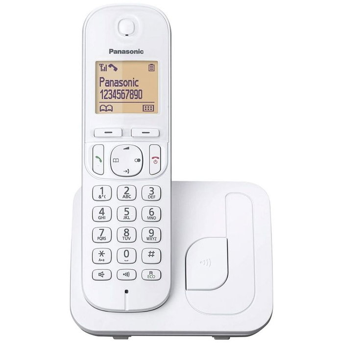 Téléphone Sans Fil Panasonic KX-TGC210 Blanc Ambre