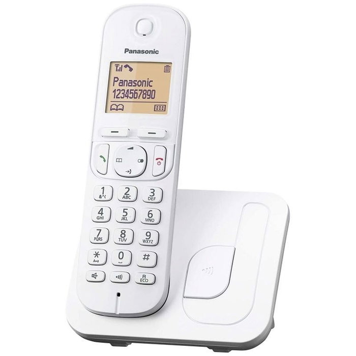 Téléphone Sans Fil Panasonic KX-TGC210 Blanc Ambre