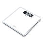 Beurer GS-400 Balance de salle de bain digitale en verre de sécurité extra résistant, 200 kg, écran LCD grande taille, démarrage automatique