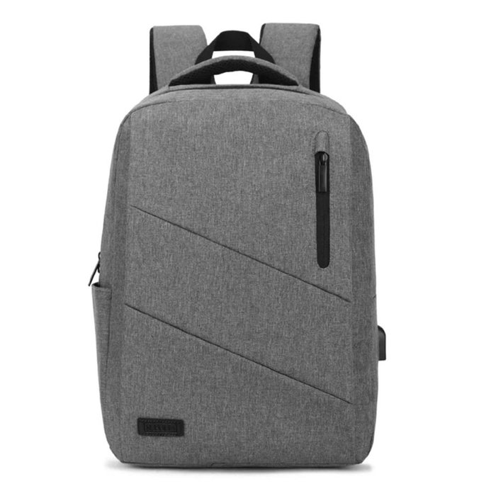Subblim Mochila pour Portable 15.6 Pouces Gris, avec Port USB, Résistante à l'Eau, City Backpack Subblim Mochila pour Portable 15.6 Pouces Gris, avec Port USB, Résistante à l'Eau, City Backpack