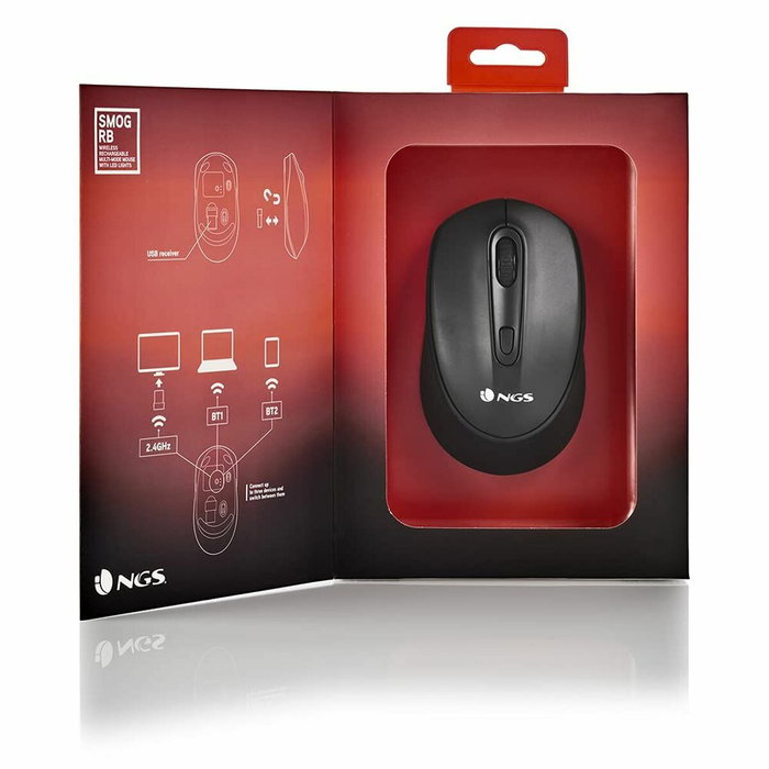 NGS SMOG-RB Souris Sans fil Noir 2400 dpi NGS SMOG-RB Souris Sans fil Noir 2400 dpi