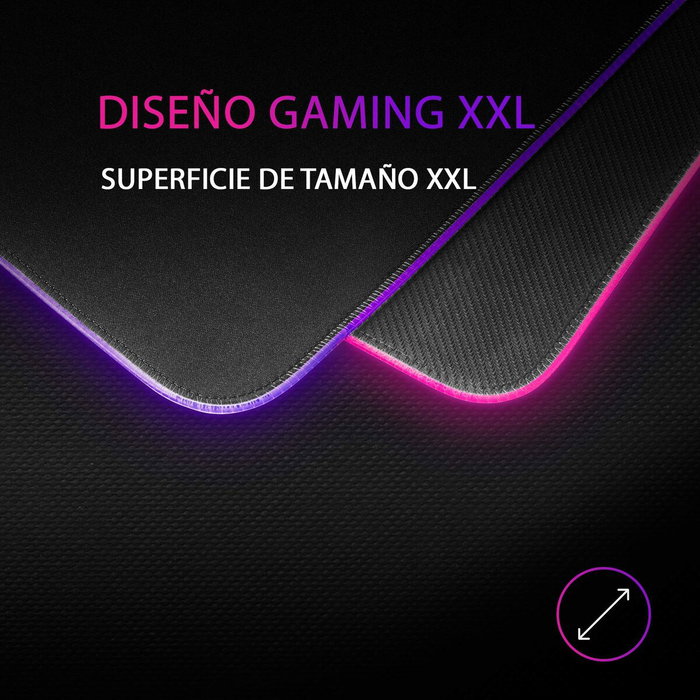 Tapis Gaming avec Eclairage LED Mars Gaming MMPRGB2 Noir