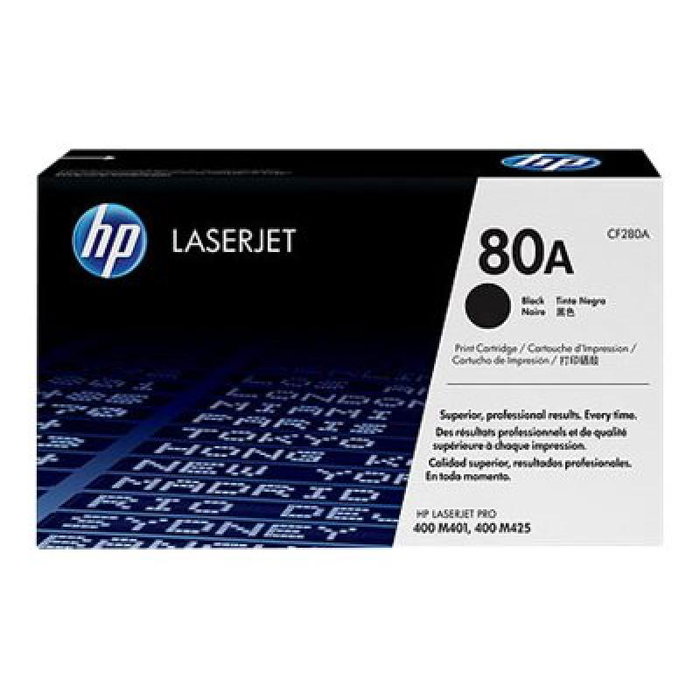 HP Cartouche Toner No 80A HP80A HP 80A Noire (CF280A) Original - Haute Qualité pour Documents Professionnels