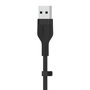 Belkin Câble Lightning vers USB-A en silicone 1m - Noir