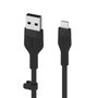 Belkin Câble Lightning vers USB-A en silicone 1m - Noir